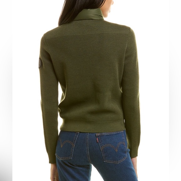 Canada Goose Black Label Hybridge Dark Sage Wool Jacket Size XS Nee without tag - Picture 2 of 11